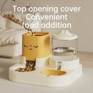 Large Capacity Automatic Pet Food & Water Dispenser Combo