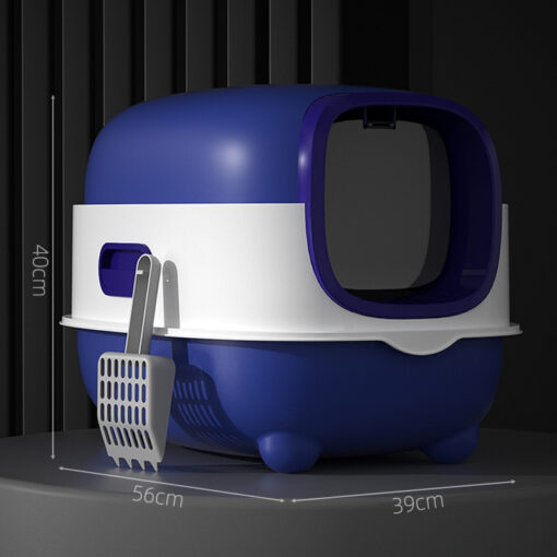 BLUE-UV Odor Control Large Cat Litter Box