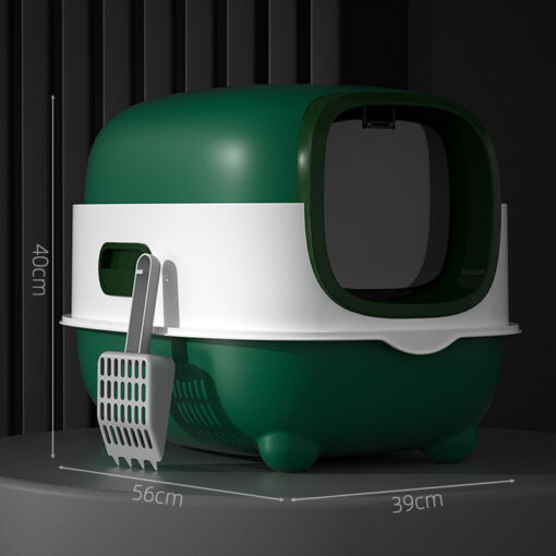 GREEN-UV Odor Control Large Cat Litter Box