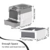 UV Sterilization Drawer Cat Litter Box