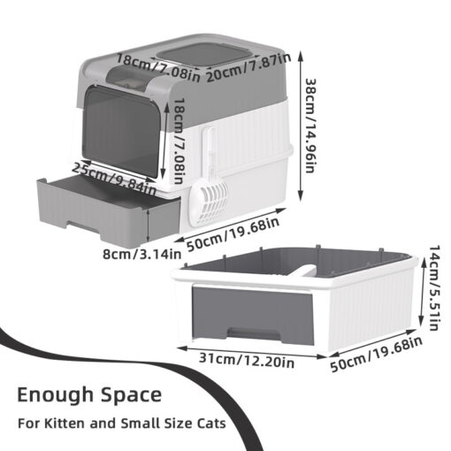UV Sterilization Drawer Cat Litter Box