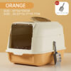 orange-2-in-1-enclosedopen-top-entry-cat-litter-box