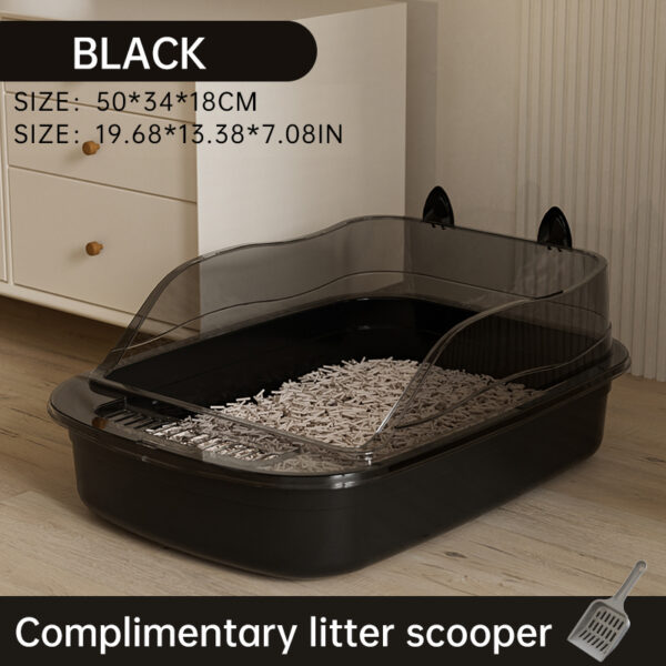 Creative Cat Ear Semi-Enclosed Litter Box