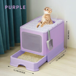 Innovative Dual-Access Cat Litter Box