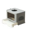 High Fence Side Entry Cat Litter Box