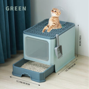 Innovative Dual-Access Cat Litter Box