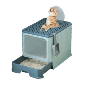 Innovative Dual-Access Cat Litter Box