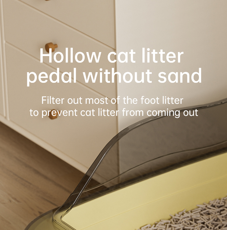 Creative Cat Ear Semi-Enclosed Litter Box