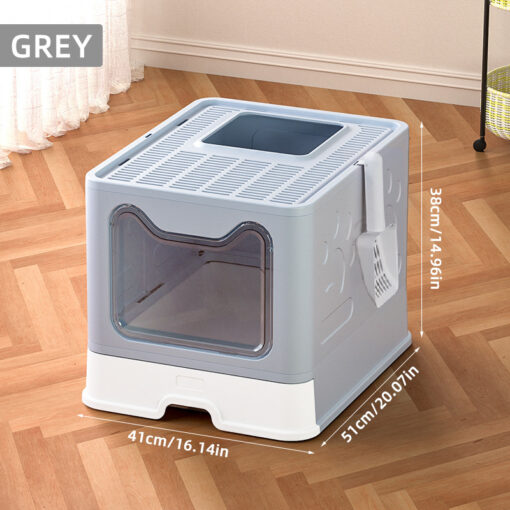 Foldable Drawer Cat Litter Box