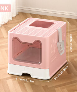 Foldable Drawer Cat Litter Box
