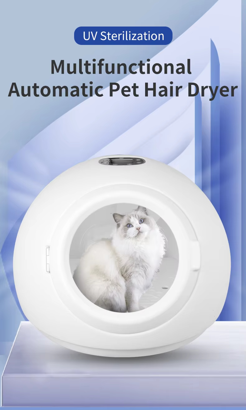 Smart Pet Dryer, Must-Have for Pet Owners, Compact Large Capacity Dryer, Pet Hair Care, Healthy Drying, Brushless Motor Pet Dryer, Pet Disinfection Cabinet, Summer Winter Pet Bed, Fast Pet Hair Dryer, Anti-Stress Pet Dryer