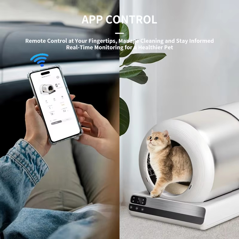 Smart APP Control Cat Litter Box, Smart Cat Litter Box