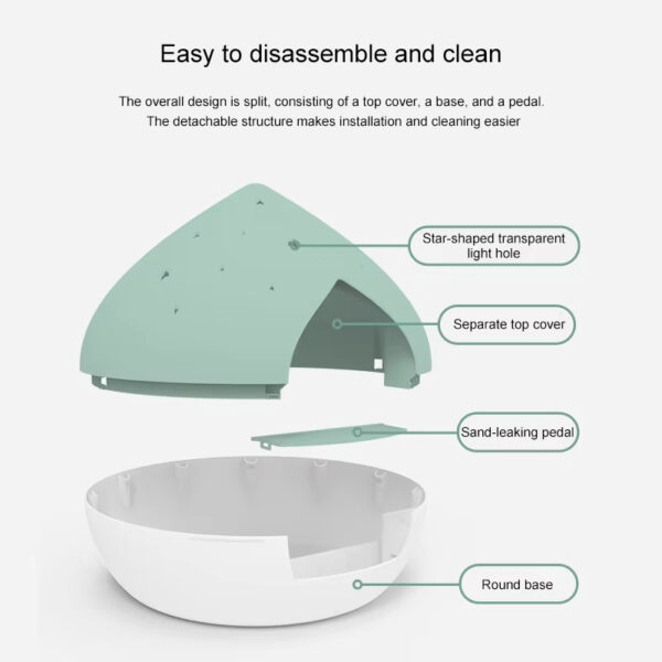 Drawer Type Litter Box, Easy Clean Litter Box, Large Capacity Litter Box, Odor Control Litter Box, Anti-Tracking Litter Box, Self-Cleaning Litter Box, Cat Toilet, Eco-Friendly Litter Box, PS PP ABS Litter Box