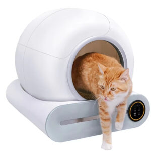 Intelligent Self-Cleaning Cat Litter Box, Automatic Cat Litter Box, Odor Removal Litter Box, APP Controlled Litter Box, Large Capacity Litter Box, Quiet Litter Box, Round Cat Litter Box, Cat Health Management, Pet Cleaning, Cat Toilet