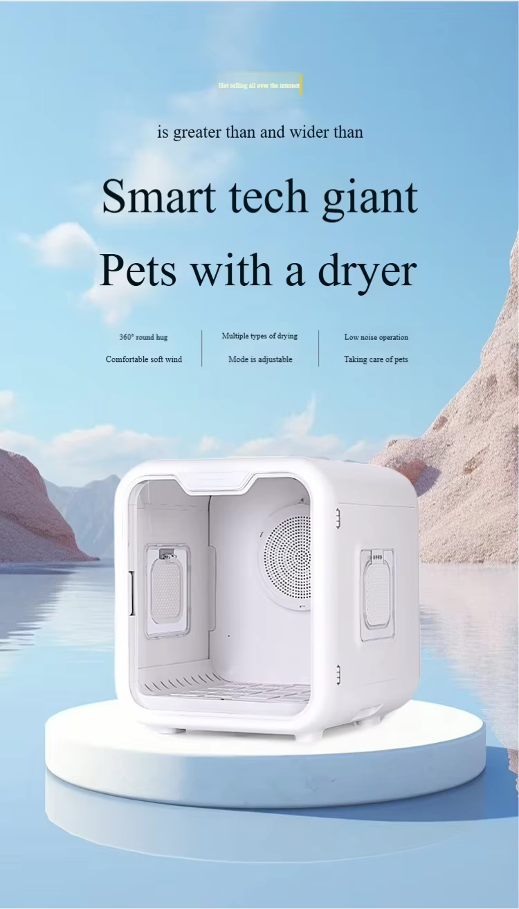 Smart Pet Dryer Box, Pet Ozone Sterilization Dryer, Quiet Pet Dryer, Mi Home Smart Dryer, Negative Ion Pet Blower, 62L Pet Drying, Fast Pet Drying, Cat Dog Dryer, Multi-function Pet Supplies