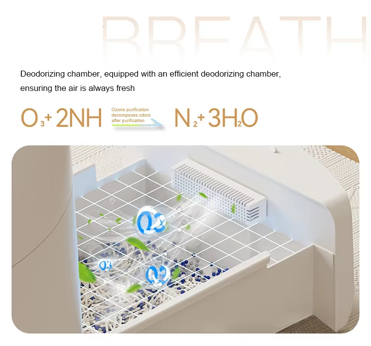 Automatic Self-Cleaning Litter Box, Intelligent Cat Litter Box, Self-Cleaning Litter Box, Large Capacity Litter Box, APP Controlled Litter Box, Health Monitoring Litter Box, Odor Removal Litter Box, Multi-Safety Litter Box, Washable Litter Box, Enclosed Litter Box, Pet Cleaning, Cat Toilet