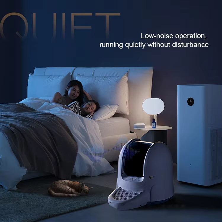 Automatic Self-Cleaning Litter Box, Intelligent Cat Litter Box, Self-Cleaning Litter Box, Large Capacity Litter Box, APP Controlled Litter Box, Health Monitoring Litter Box, Odor Removal Litter Box, Multi-Safety Litter Box, Washable Litter Box, Enclosed Litter Box, Pet Cleaning, Cat Toilet