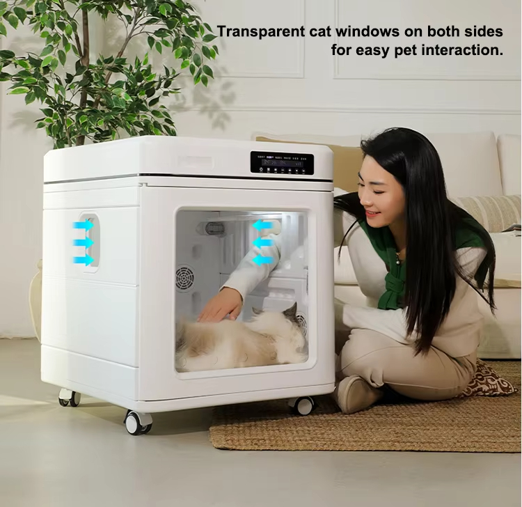 100L Pet Dryer, Smart Pet Dryer Box, Pet Grooming Dryer, Cat Dog Dryer, 100L Pet Dryer, Temperature Control Pet Dryer, Low Noise Pet Dryer, Negative Ion Pet Blower, Ozone Sterilization Dryer, Multi-function Pet Supplies, Extra Large Pet Dryer