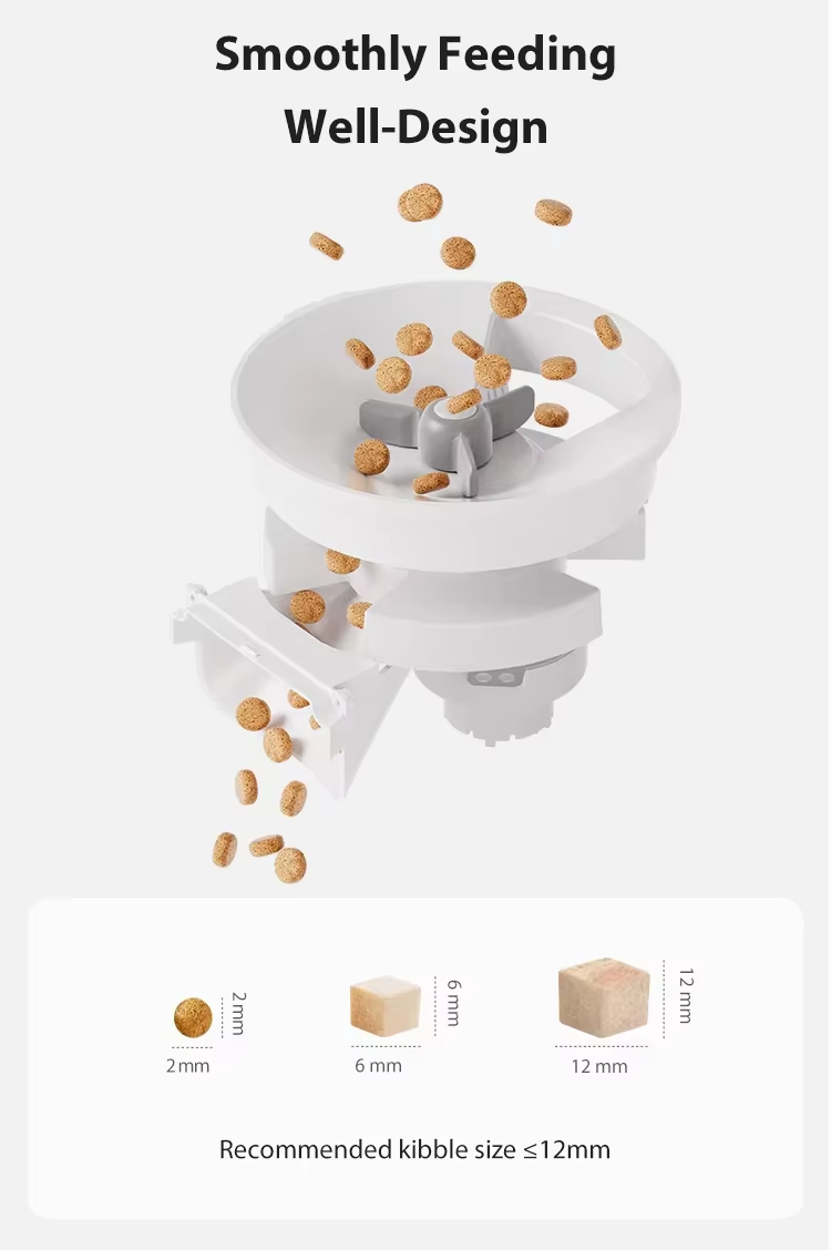Automatic Pet Feeder, Timed Cat Feeder, Smart Pet Feeder, WiFi Pet Feeder, Portion Control Feeder, Pet Feeder with Camera, Anti-Clog Feeder