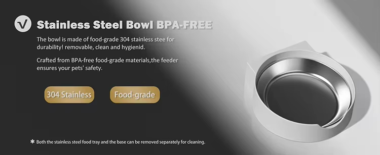 Pet Feeder with Camera, Smart Pet Feeder, Automatic Cat Feeder, WiFi Pet Camera, Remote Pet Feeder, Timed Food Dispenser, Interactive Pet Feeder