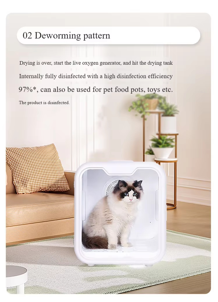Smart Pet Dryer Box, Pet Ozone Sterilization Dryer, Quiet Pet Dryer, Mi Home Smart Dryer, Negative Ion Pet Blower, 62L Pet Drying, Fast Pet Drying, Cat Dog Dryer, Multi-function Pet Supplies