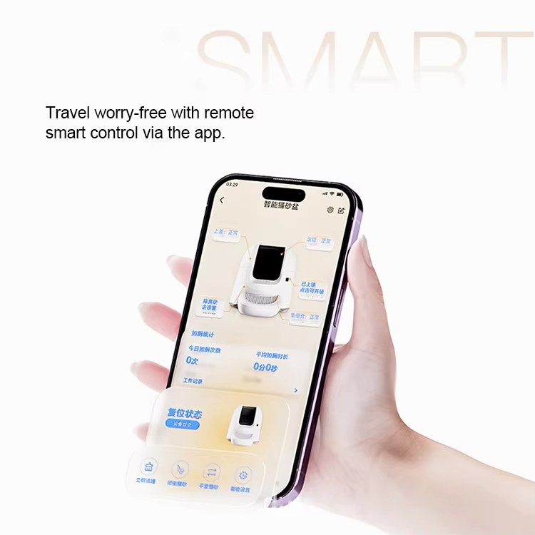 Automatic Self-Cleaning Litter Box, Intelligent Cat Litter Box, Self-Cleaning Litter Box, Large Capacity Litter Box, APP Controlled Litter Box, Health Monitoring Litter Box, Odor Removal Litter Box, Multi-Safety Litter Box, Washable Litter Box, Enclosed Litter Box, Pet Cleaning, Cat Toilet