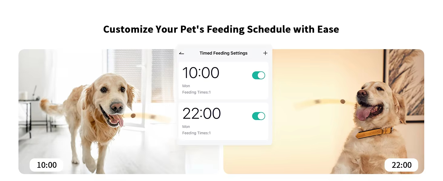 Dog Camera Treat Dispenser, 360° Pet Camera, Smart Pet Monitor, WiFi Dog Camera, 2K Pet Camera, Auto-Tracking Pet Camera, Interactive Treat Dispenser