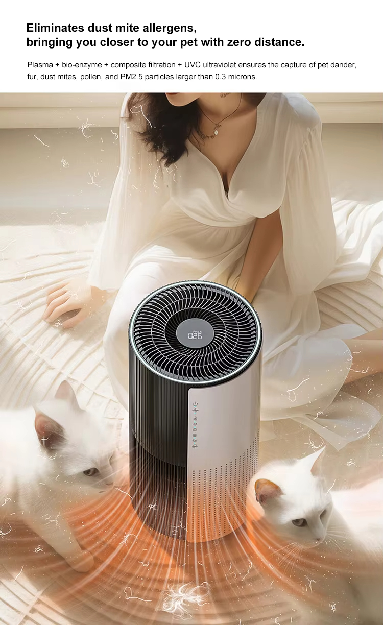 Home Air Purifier, Bedroom Air Purifier, Efficient Pet Odor Removal, Improve Indoor Air Quality, Low Power Consumption Air Purifier, Pet Hair Collector, Pet Allergen Removal, Sleep-Level Quiet Air Purifier, OEM/ODM Air Purifier, Home Formaldehyde Remover, Zhejiang Air Purifier, Office Air Purifier, Air Purifier with Timer, CE Certified Air Purifier