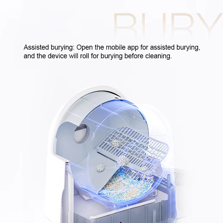 Automatic Self-Cleaning Litter Box, Intelligent Cat Litter Box, Self-Cleaning Litter Box, Large Capacity Litter Box, APP Controlled Litter Box, Health Monitoring Litter Box, Odor Removal Litter Box, Multi-Safety Litter Box, Washable Litter Box, Enclosed Litter Box, Pet Cleaning, Cat Toilet
