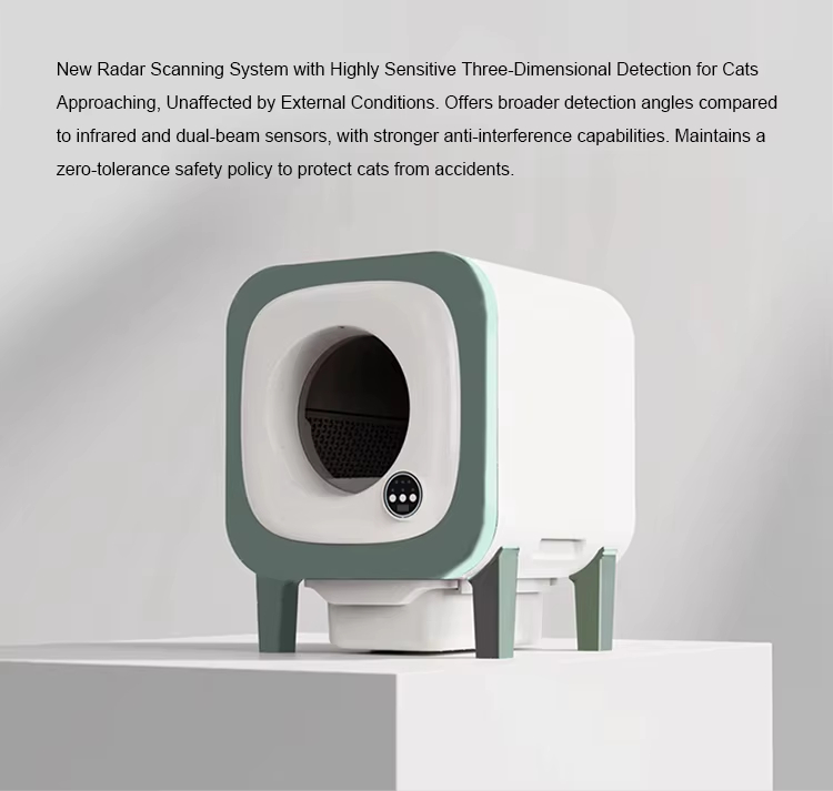 Self-Cleaning Cat Litter Box, Smart Cat Litter Box, Automatic Cat Litter Box, Cat Litter Box with Camera, WiFi Litter Box, 72L Litter Box, Large Capacity Litter Box, Square Cat Litter Box, Cat Video Monitoring, Pet Cleaning, Cat Toilet