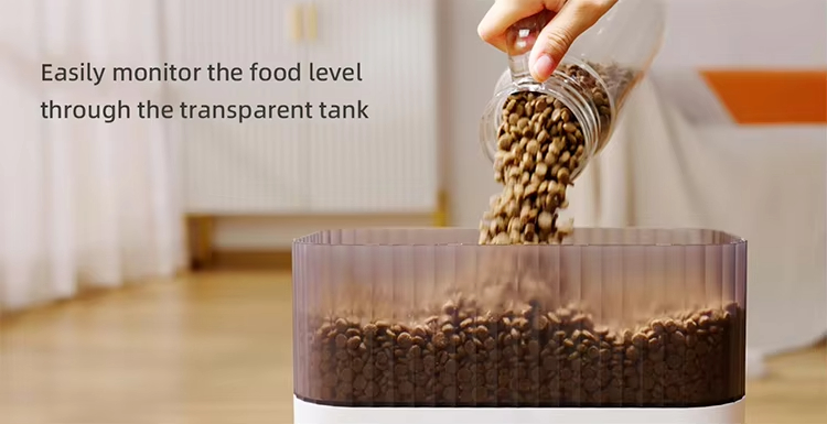 Automatic Pet Feeder, Elevated Pet Feeder, Timed Cat Feeder, Portion Control Feeder, Smart Pet Feeder, Two-Cat Feeder Bowl, Detachable Pet Feeder