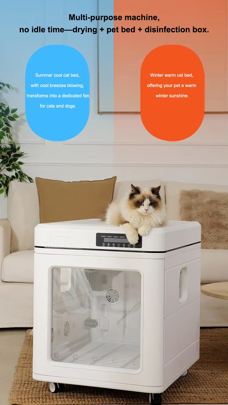 100L Pet Dryer, Smart Pet Dryer Box, Pet Grooming Dryer, Cat Dog Dryer, 100L Pet Dryer, Temperature Control Pet Dryer, Low Noise Pet Dryer, Negative Ion Pet Blower, Ozone Sterilization Dryer, Multi-function Pet Supplies, Extra Large Pet Dryer