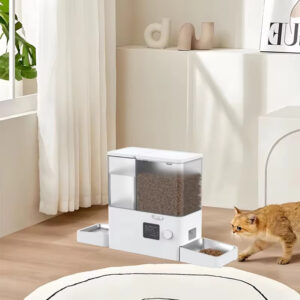 Automatic Pet Feeder and Water Dispenser – 2-in-1 Station with Easy LCD Control