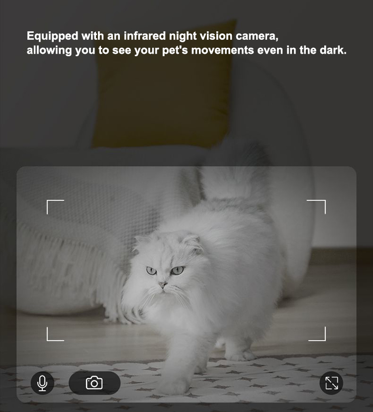 Pet Feeder and Water Dispenser, Automatic Pet Feeder with Camera, Smart Cat Feeder, Gravity Water Dispenser, 2-in-1 Pet Feeder, App Controlled Feeder, Timed Food Dispenser