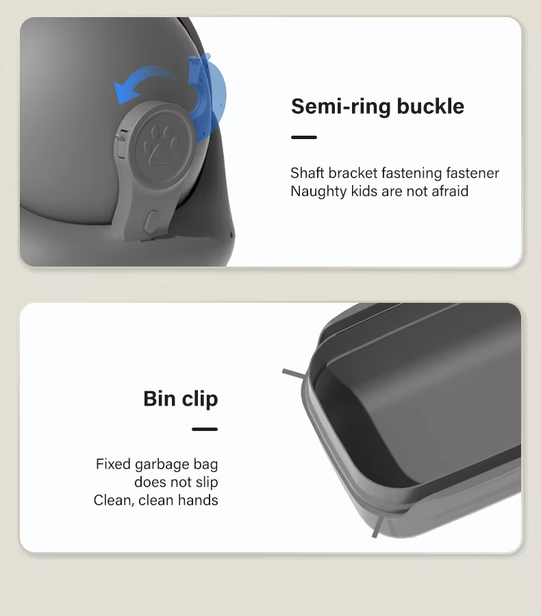 Automatic Cat Litter Box, Smart Cat Litter Box, Self-Cleaning Litter Box, Large Capacity Litter Box, Odor Removal Litter Box, APP Health Monitoring Litter Box, Round Cat Litter Box, Multi-Safety Litter Box, Easy Clean Litter Box, Pet Cleaning, Cat Toilet