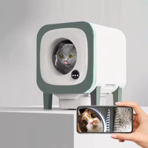 Self-Cleaning Litter Box - 72L Smart, AI Monitor, Odor Control, Safe