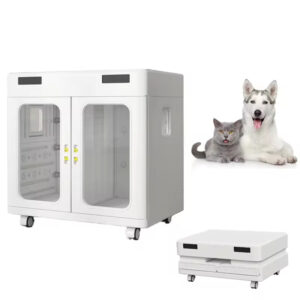 Smart Pet Dryer Box, Foldable Pet Dryer, 430L Pet Dryer, 2800W Pet Dryer, Brushless Motor Pet Dryer, Double Door Pet Dryer, Ozone Sterilization Dryer, Negative Ion Hair Care Dryer, Pet Grooming Dryer, Cat Dog Dryer, Appearance Design Patent