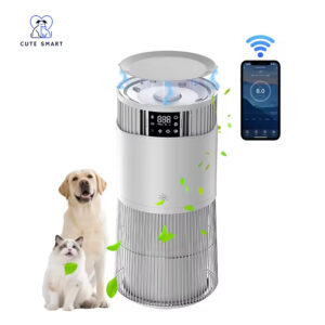Home Air Purifier, Pet Air Purifier, Large Room Air Purifier, H13 HEPA Air Purifier, Pet Odor Remover, Smoke Pollen Remover, Ultra-Quiet Air Purifier, Double-Sided Filtration, 4-Stage Filtration Air Purifier, PM2.5 Display, 99.99% Sterilization, Smart Home Appliance