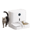 Smart Pet Feeder and Water Fountain, Self-Cleaning Water Bowl, Automatic Pet Feeder, Pet Feeder with App, Smart Weighing Bowl, 2-in-1 Pet Feeding Station, Filtered Water Dispenser