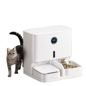 Smart Pet Feeder and Water Fountain, Self-Cleaning Water Bowl, Automatic Pet Feeder, Pet Feeder with App, Smart Weighing Bowl, 2-in-1 Pet Feeding Station, Filtered Water Dispenser
