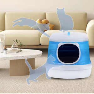 Foldable Drawer Cat Litter Box