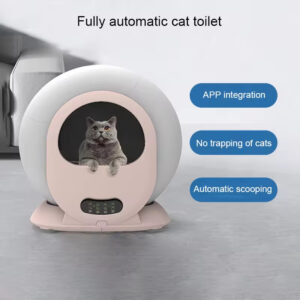 Automatic Cat Litter Box - 65L Smart, APP Control, Odor Removal, Washable