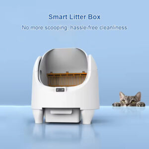 Automatic Cat Litter Box - 68L Extra Large, APP Health, Odor Removal, Safe