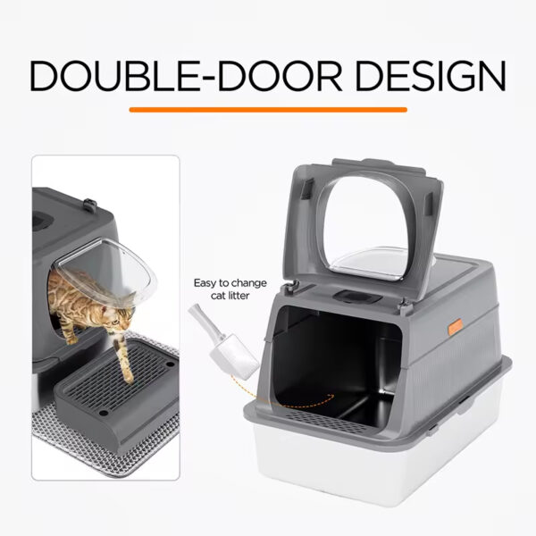 Stainless Steel Litter Box - 65L Large - 图片 3