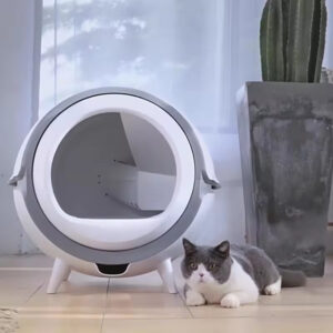Automatic Cat Litter Box - 68L Smart Self-Clean, APP Health, Safe, Open