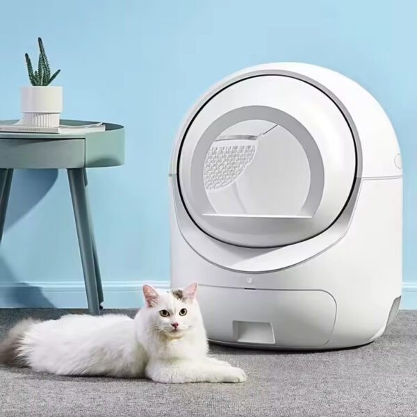 Smart Cat Litter Box, Automatic Cat Litter Box, APP Controlled Litter Box, Ultra-Quiet Cat Litter Box, Self-Cleaning Litter Box, Pet Waste Cleaning, Cat Toilet, Large Capacity Litter Box, Travel Litter Box, Odor Control Litter Box, Multi-Litter Compatible, Safe Cat Litter Box, Hands-Free Cat Care