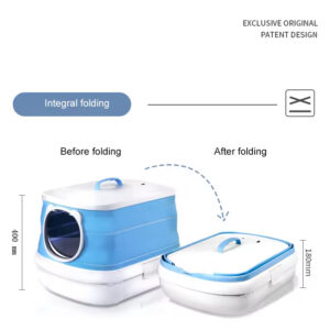Foldable Drawer Cat Litter Box