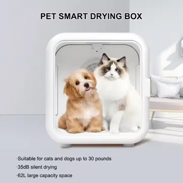 Pet Dryer Box, Smart Pet Grooming Dryer, Cat Dog Dryer, Quiet Pet Dryer, Negative Ion Pet Blower, UV Disinfection Dryer, Large Capacity Pet Dryer, Automatic Pet Dryer, Pet SPA, Pet Bathing Supplies, Smart Temperature Control, Pet Hair Care, Pet Grooming Tools, Low Noise Dryer, Multi-Function Pet Dryer