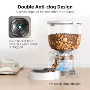 Automatic Pet Feeder – Available in Button, WiFi, and Video Versions