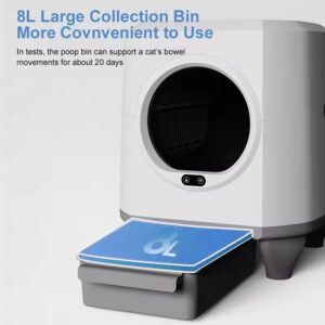 Intelligent Automatic Cat Litter Box: 80L Ultra-Large Capacity